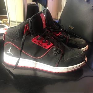 Air Jordan Women’s Sneakers Size 7 Black Red White